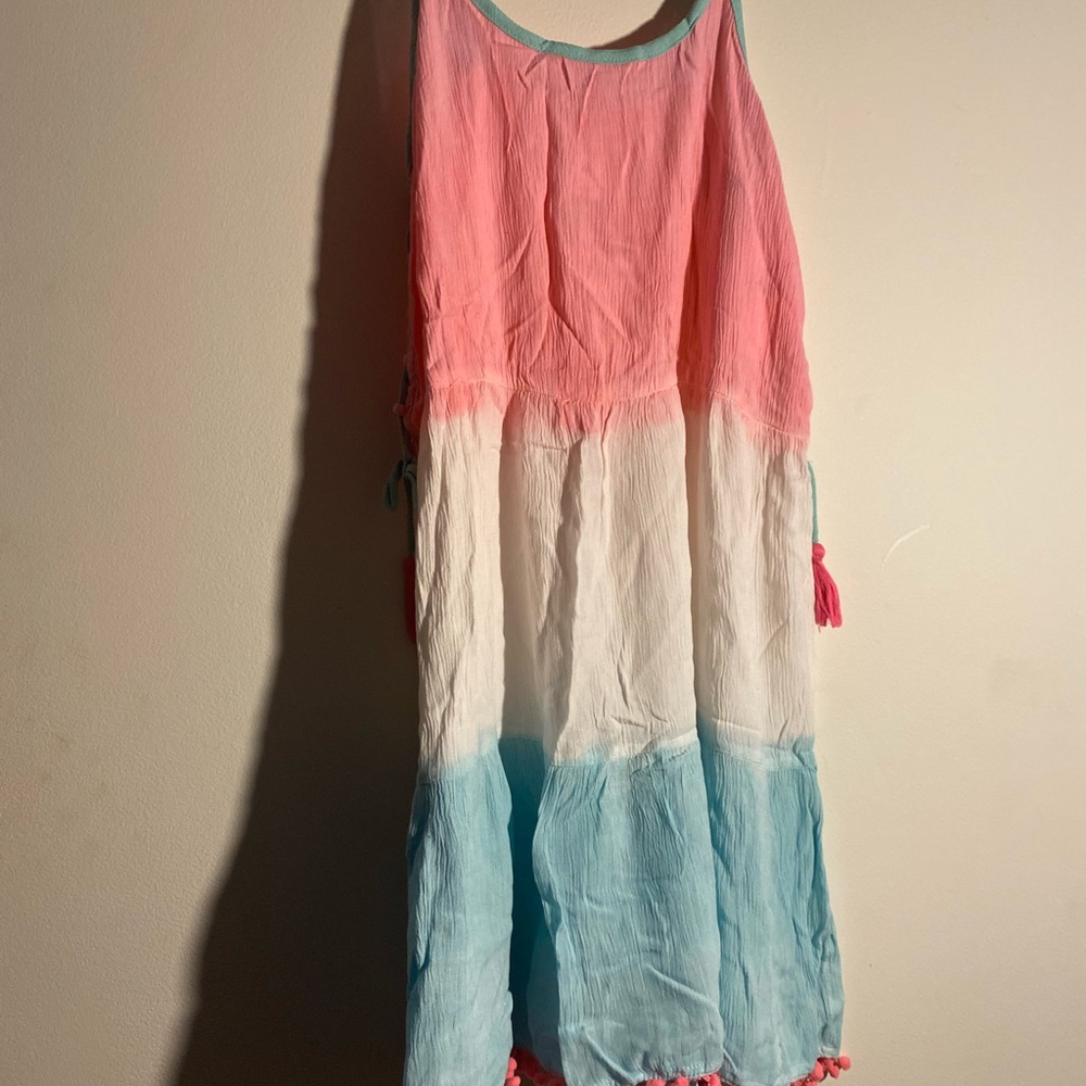 ❤️Colorful Girls coverup with Pink and Blue